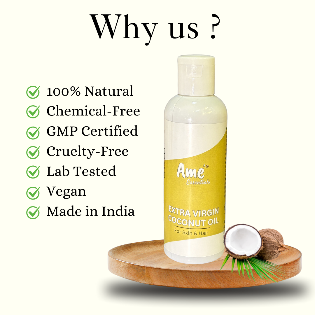 EXTRA VIRGIN COCONUT OIL FOR HAIR &amp; SKIN | 100ML