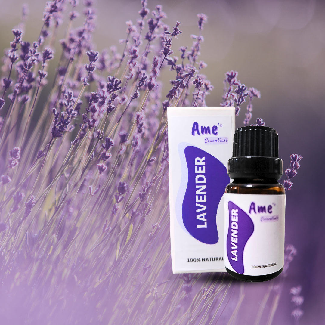 Lavender Essential Oil: Peaceful sleep | Glowing healthy skin |  Certified Organic | 100% Pure | For Hair and Skin - 10ML