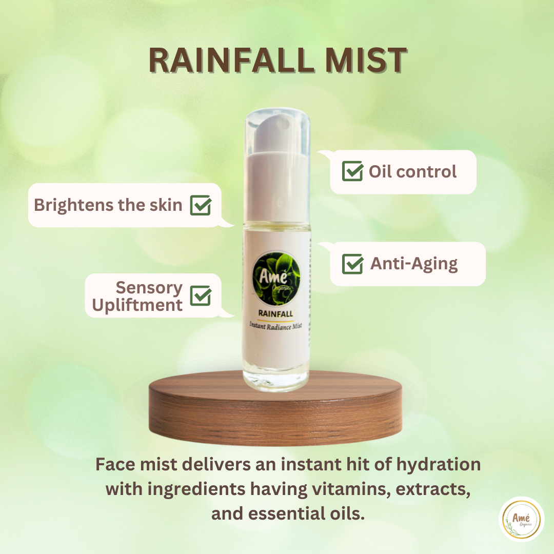 Rainfall | Instant Glow Face Mist | Stress Buster 30mL