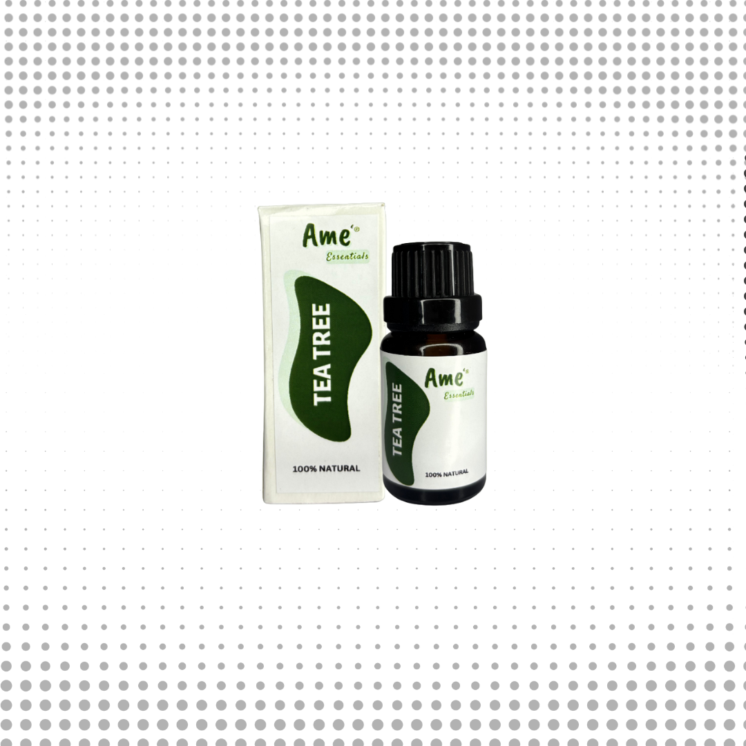 Tea Tree Essential Oil | Reduces Acne and pimples | Fights Dandruff | Certified Organic | 100% Pure | For Hair and Skin - 10ML